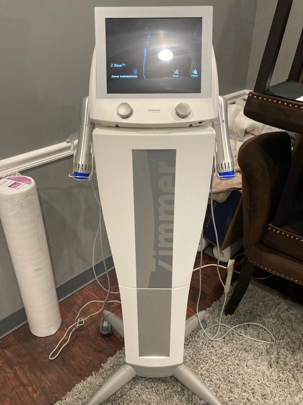 Zimmer ZWave Acoustical Wave Therapy to Stimulate Collagen Formation